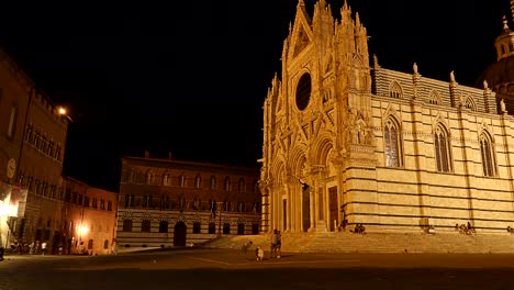 Cathédrale-de-Sienne---Zeitraffer,-Toscane.-Italien