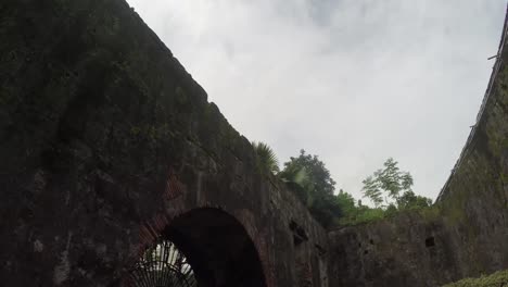 16th-century-walled-city-relics-and-remnants-Founded-by-Miguel-Lopez-de-Legazpi.-tracking-shot