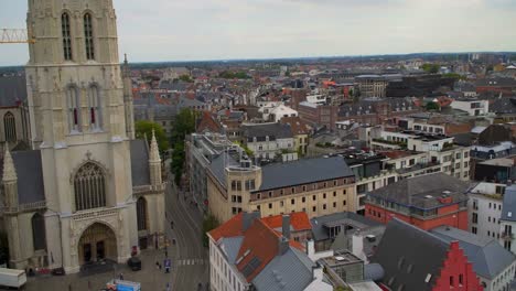 Belgien-Gent-Stadtansichten-von-oben