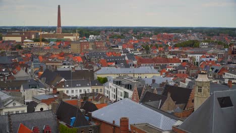 Vistas-de-la-ciudad-de-Gante-de-Bélgica-desde-la-parte-superior