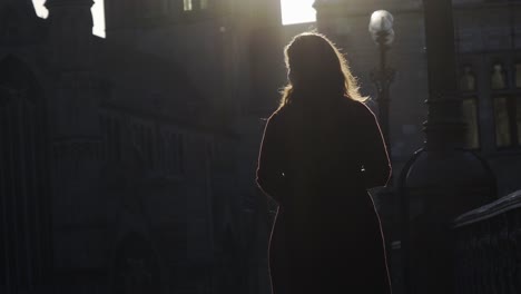 young-girl-on-street-in-silhouette