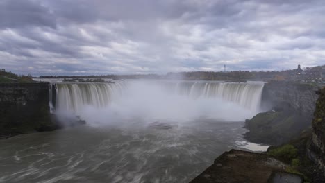 Niagara-Falls-Wasserfall-Natur-Landschaft-Timelapse