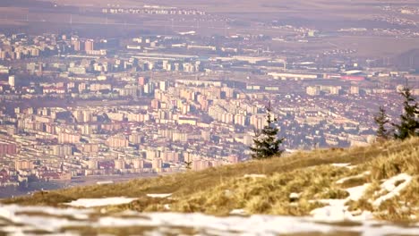 Luftaufnahme-der-Stadt-im-winter