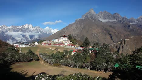 Tengboche-monasterio-Panorama