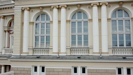 Luftaufnahme-von-Odessa-Oper.---Die-Fassade.