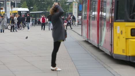 Straßenbahn-crossing