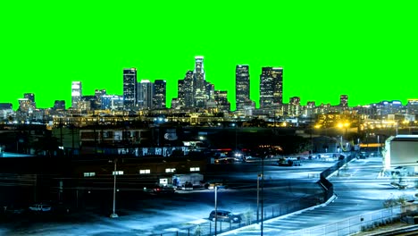 Skyline-Von-Los-Angeles-Chroma-Key