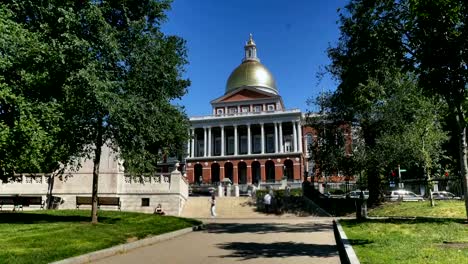 Massachusetts-State-House-in-Boston-Establishing-Shot