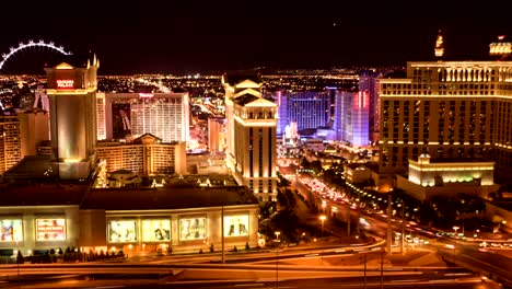 Panorama-de-Las-Vegas-toma-panorámica-de-la-noche,-lapso-de-tiempo