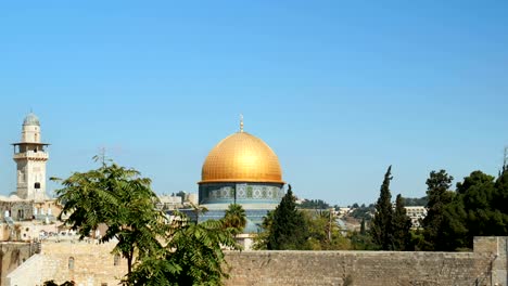 La-cúpula-de-la-roca,-Jerusalén,-Israel