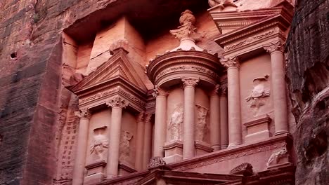 Al-Khazneh-or-the-Treasury-at-ancient-Rose-City-of-Petra-in-Jordan