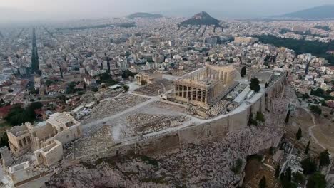 Drone-Shot-Of-Acropolis