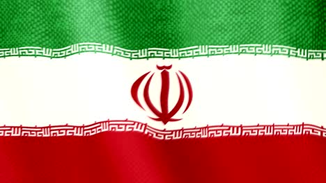 Iranische-Flagge-winken-animation