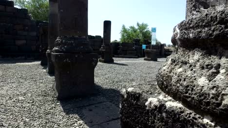 Slow-Rotation-Around-Base-of-Columns-in-Old-Synagogue