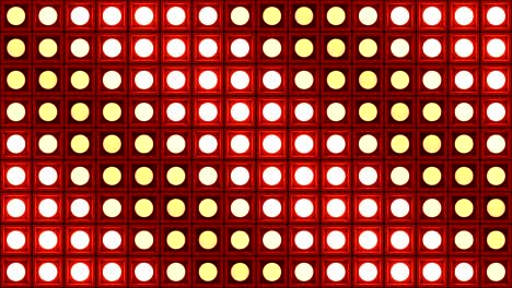 Lights-flashing-wall-bulbs-pattern-static-diagonal-red-stage-background-vj-loop