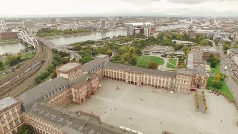 Drone-flight-over-Mannheim-University