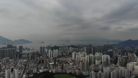 Hong-Kong-Stadt-Zersiedelung-in-Sham-Shui-po,-Shek-Kip-Mei