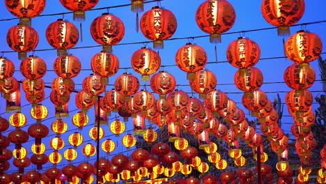 Chinesische-Laterne-für-Feiern-Chinese-New-Year,-chinesische-rote-Laterne-für-Feiern-Frühlingsfest