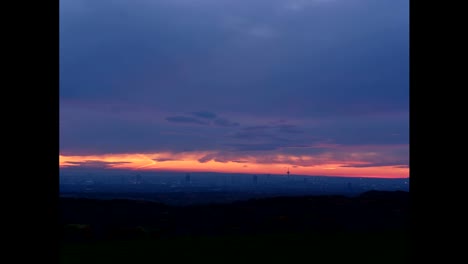 Sonnenuntergang-Timelapse-Stadtbild-urban-Skyline-Köln