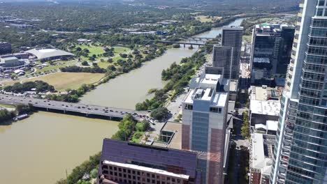 Aéreas-del-centro-de-Austin,-Texas