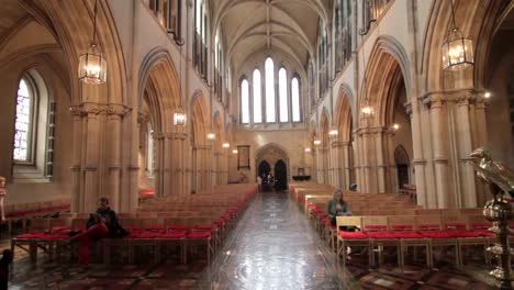 St-Patrick's-Cathedral-Interior---Dublin,-Ireland---Pan