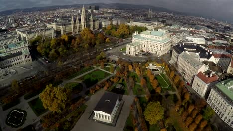 Bird's-eye-view-on-park-in-Vienna