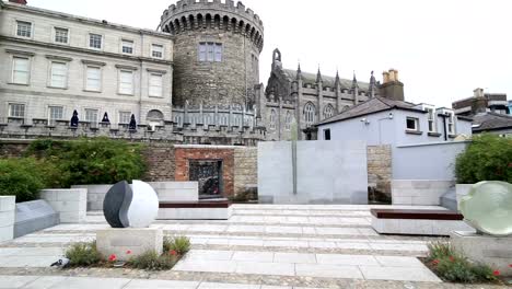 De-Garda-Memorial-jardín-en-el-Castillo-de-Dublín