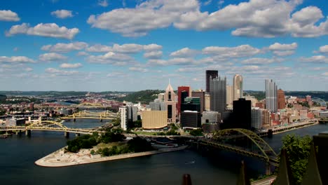 Lapso-de-tiempo-de-la-ciudad-de-Pittsburgh