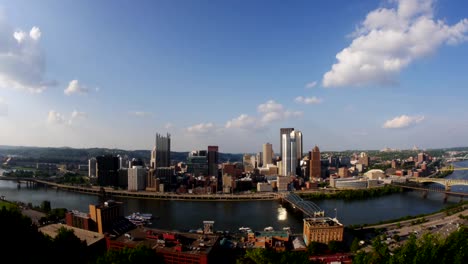 Lapso-de-tiempo-de-la-ciudad-de-Pittsburgh