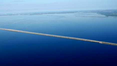 Aerial-over-Tampa-Bay's-Gandy-Bridge