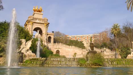 ciutadella-park-sunny-day-panorama-4k-spain