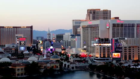 Las-Vegas-Strip-view-at-Dusk-Timelapse