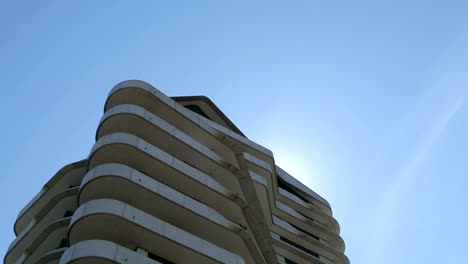 Facade-of-a-modern-building,-Hafen-city,-Hamburg,-Germany