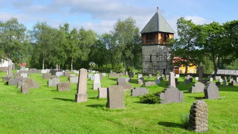 Friedhof-in-der-Nähe-von-oslo,-Norwegen