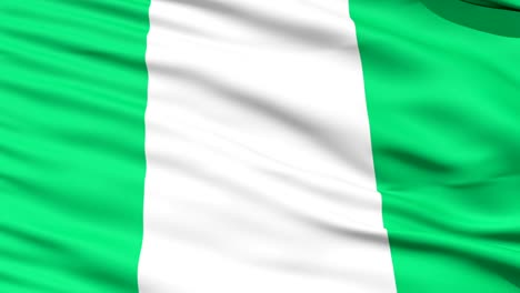 Wehende-Nationalflagge-von-Nigeria