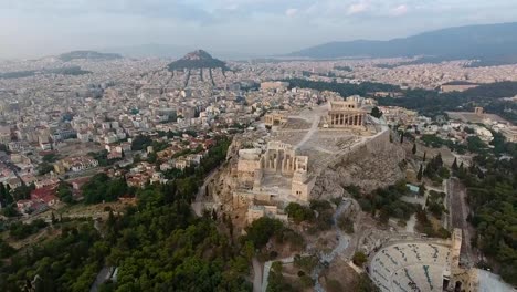 Drone-Shot-Of-Acropolis