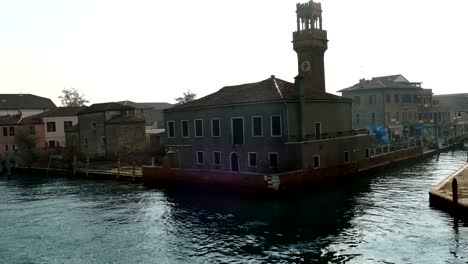 Italy,-Murano,-water-boats-canal-and-traditional-buildings