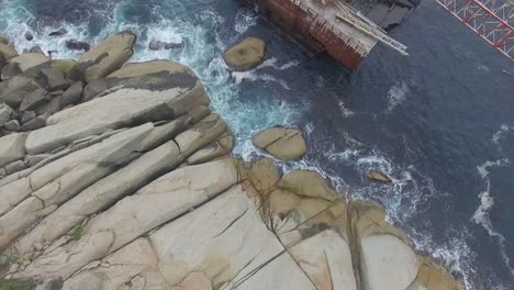 Vertical-Aerial-View-of-BOS-400-Ship-Wreck