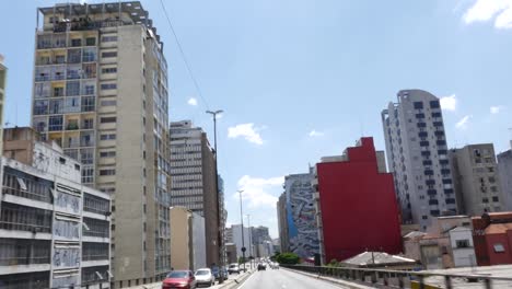 Viaduct-Minhocao-on-Sao-Paulo,-Brazil