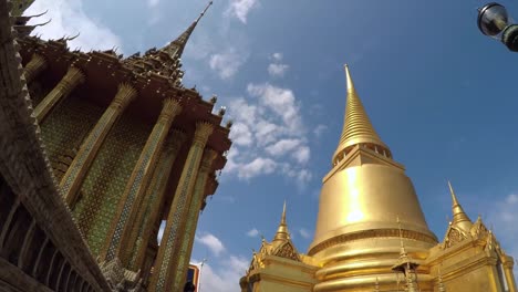 Tiempo-lapso-Wat-Phra-Kaew-(Buda-del-templo-de-Esmeralda)-Bangkok,-Tailandia