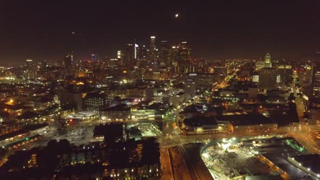 Great-Aerial-shot-of-Los-Angeles-at-night