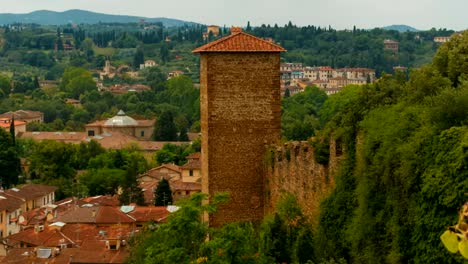 Tuscan-countryside-in-Florence,-Tuscany,-Italy