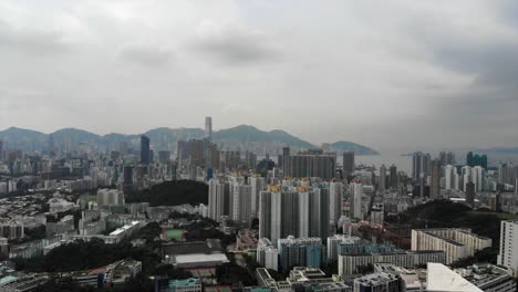 Hong-Kong-Stadt-Zersiedelung,-Sham-Shui-po