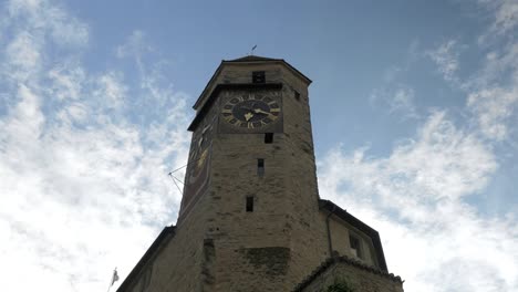 Torre-del-reloj-del-castillo-de-Rapperswil
