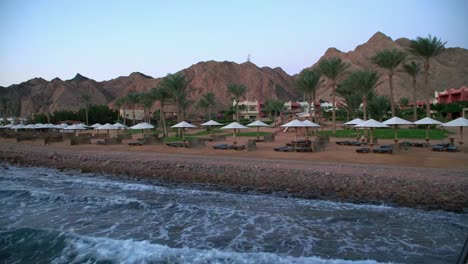 Ägypten-Dahab-Palmen-und-Meer