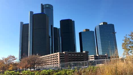 Blick-auf-Detoit-city-center