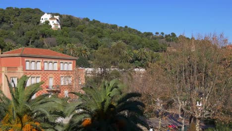 barcelona-good-day-park-guell-building-4k-spain