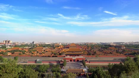 Aerial-Blick-auf-die-Verbotene-Stadt-in-Peking