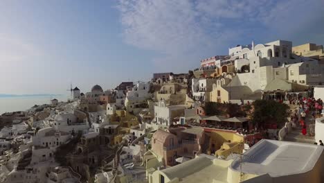 Oia-santotini-unter-sonnenuntergang