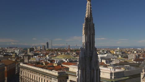 Italia-Milán-ciudad-verano-día-duomo-en-la-azotea-vista-punto-panorama-Galería-4k